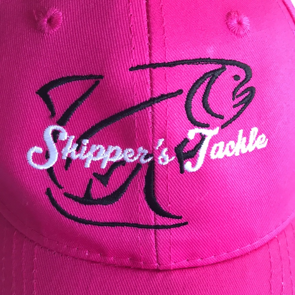 💕 Skipper’s Tackle Pink Baseball Trucker Style Cap New Without Tags - Picture 2 of 10